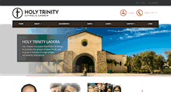 Desktop Screenshot of holytrinityladera.org