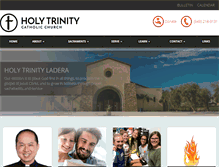 Tablet Screenshot of holytrinityladera.org